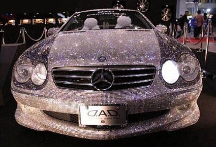  "مرسيدس بنز SL500" مرصعة بالماس